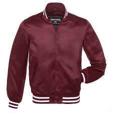 Why Should You Buy a Burgundy Satin Varsity Jacket from William Jacket?